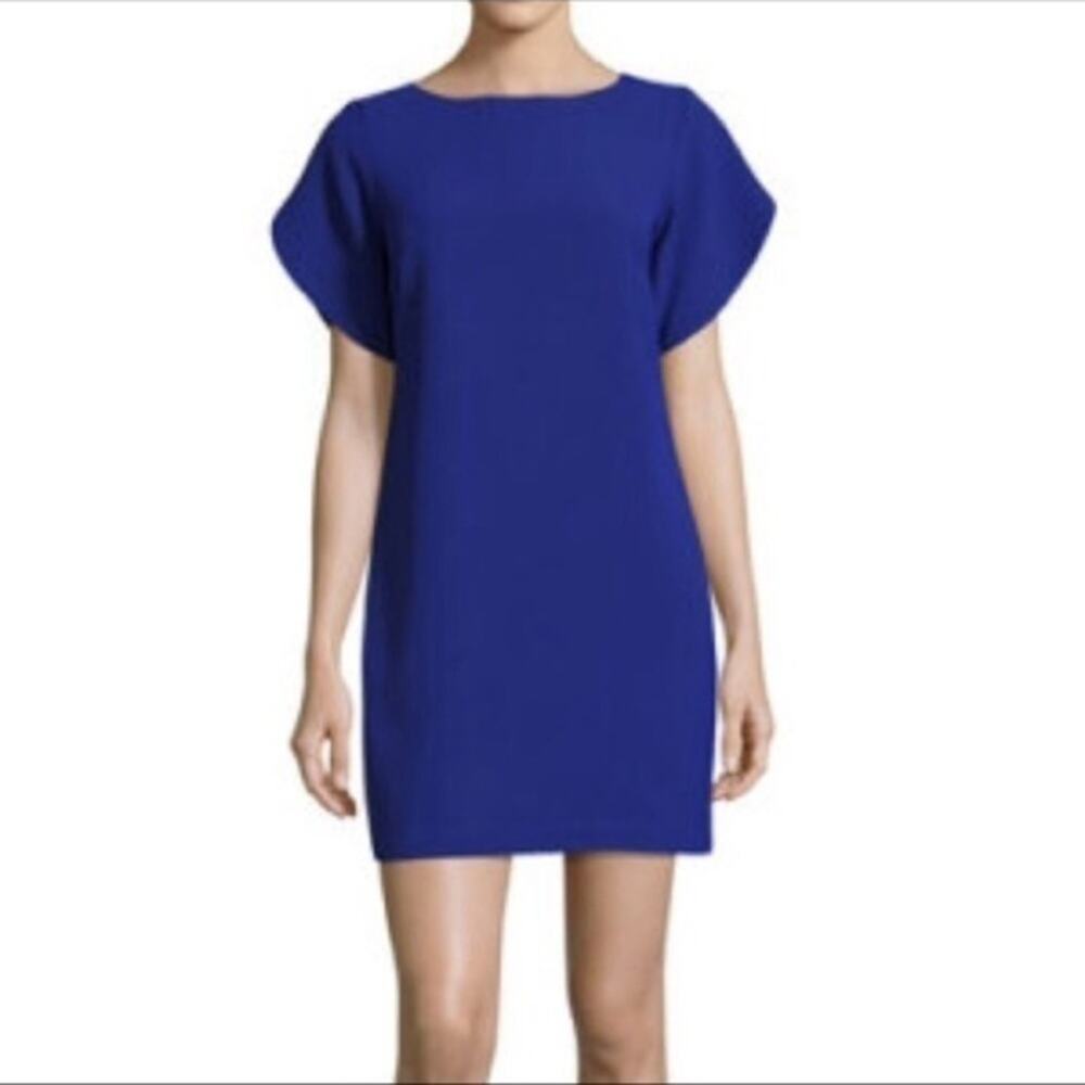 French Connection Cobalt Tulip Sleeve Dress Size 2